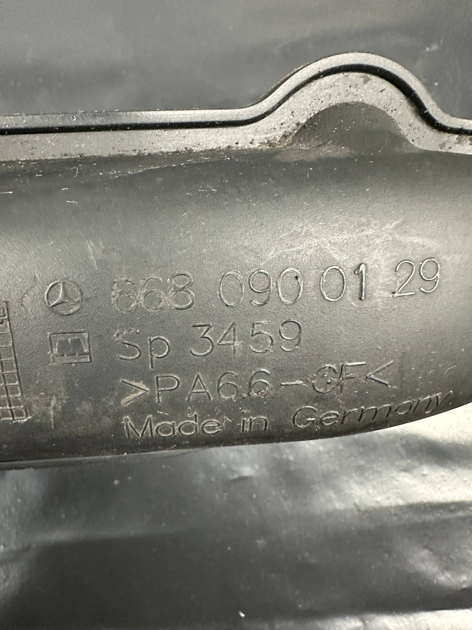 A6680900129 Mercedes A-Class W168 Vaneo 1.7 CDI Тръба за всмукване на въздух – оригинална употребявана и тестована