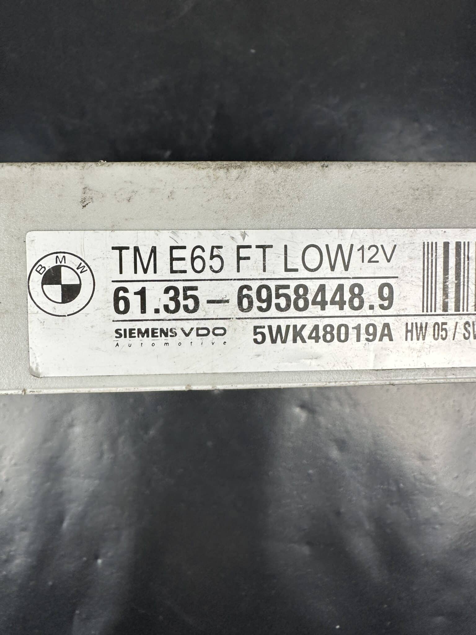 61356958448 / 5WK48019A BMW E65 E66 Front Door Module – OEM Used & Tested