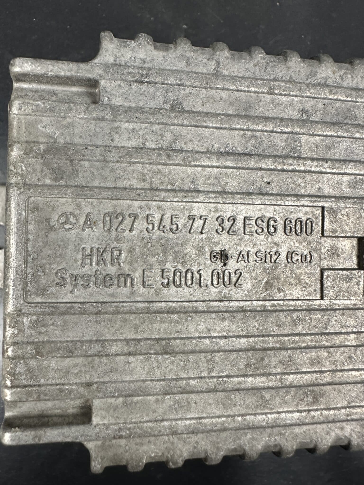 A0275457732 Mercedes W210 W163 W202 R170 ESG 600 модул за управление на вентилатора – оригинален употребяван и тестван